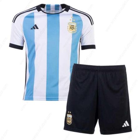 Camiseta Argentina Primera Niños Kit de Fútbol 22/23 – Versión Replica