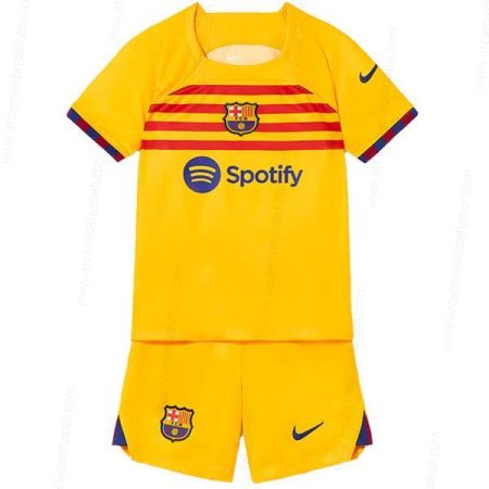 Camiseta Barcelona Fourth Niños Kit de Fútbol 22/23 – Versión Replica