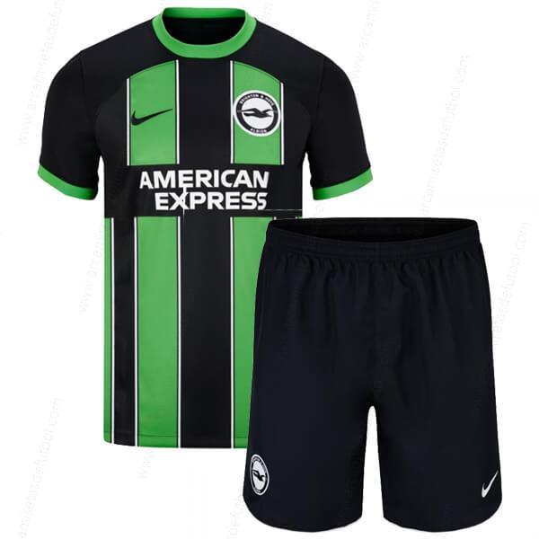 Camiseta Brighton & Hove Albion Albania Niños Kit de Fútbol 23/24 – Versión Replica