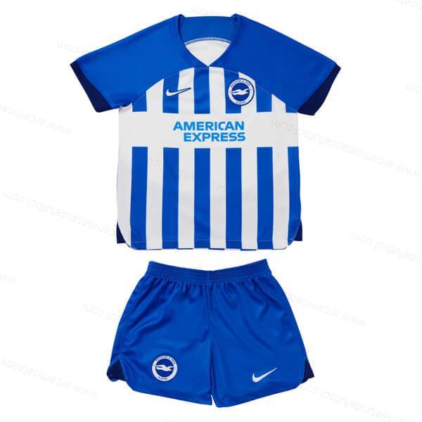 Camiseta Brighton & Hove Albion Primera Niños Kit de Fútbol 23/24 – Versión Replica