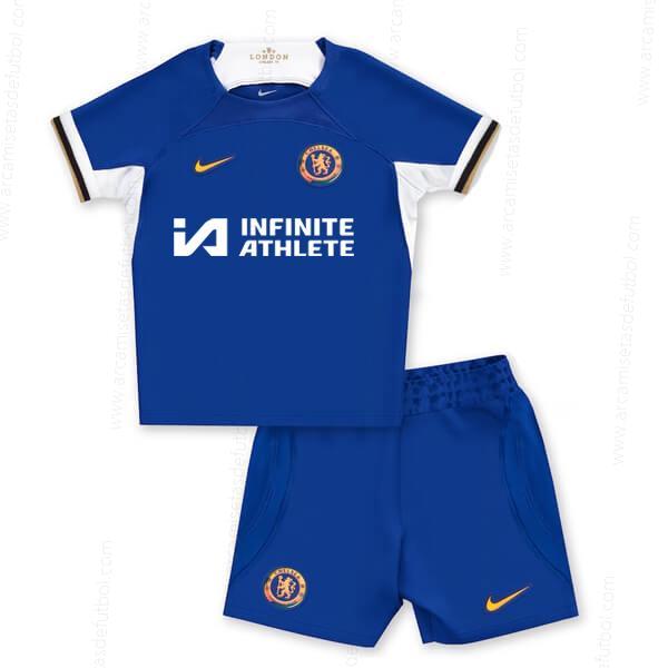 Camiseta Chelsea Primera Niños Kit de Fútbol 23/24 – Versión Replica