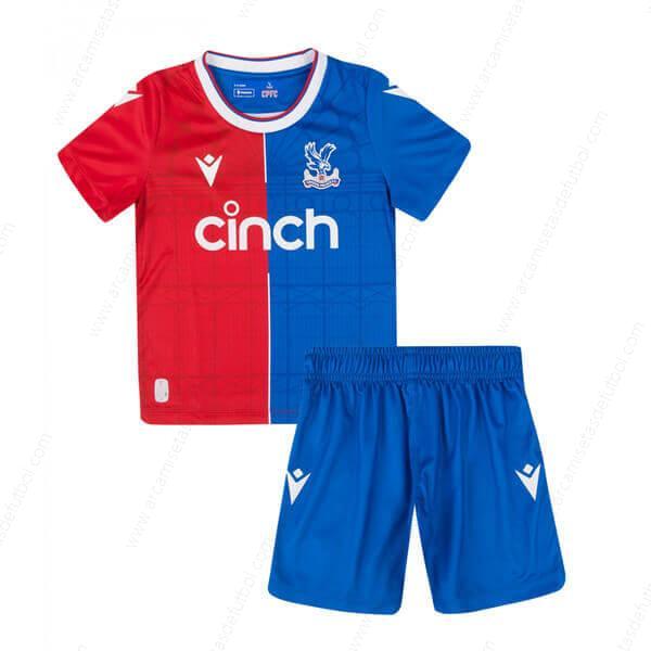 Camiseta Crystal Palace Primera Niños Kit de Fútbol 23/24 – Versión Replica
