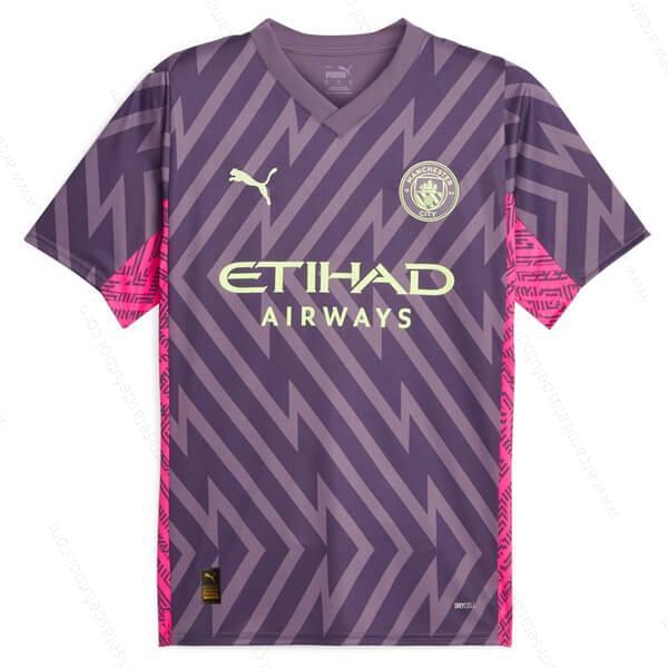 Camiseta Manchester City Portero Camisa de fútbol 23/24 – Morado – Versión Replica