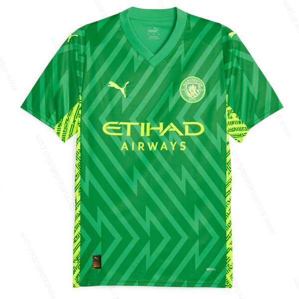Camiseta Manchester City Portero Camisa de fútbol 23/24 – Verde – Versión Replica